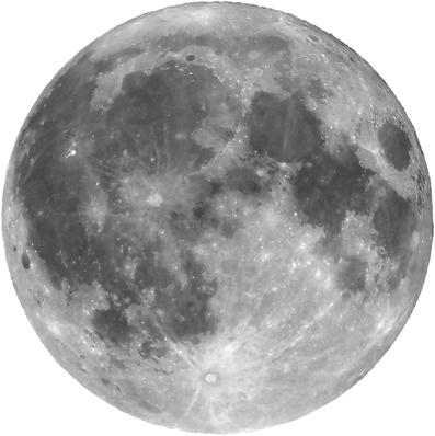 Full Moon Isolated